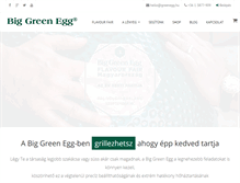 Tablet Screenshot of greenegg.hu